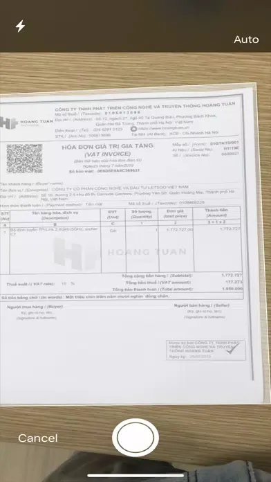 Ảnh chụp màn hình của eDocument Scanner