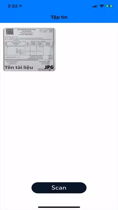 Ảnh chụp màn hình của eDocument Scanner