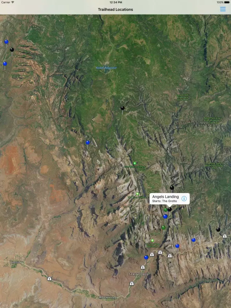 Hiking Zion National Park iPad 应用截图