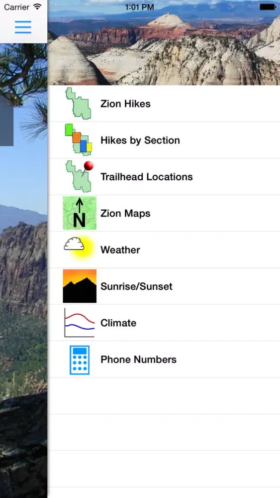 Hiking Zion National Park应用截图