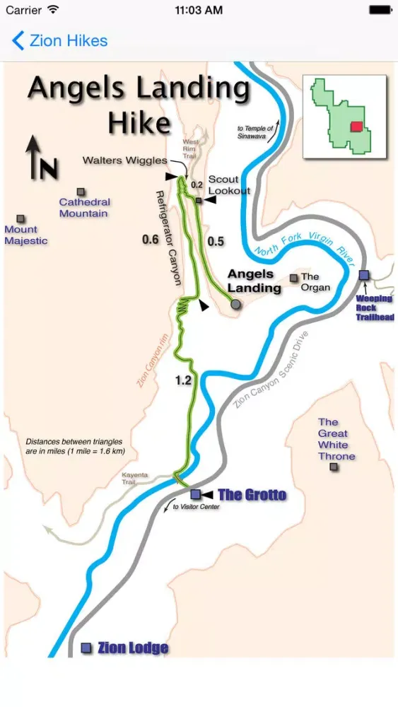 Hiking Zion National Park应用截图
