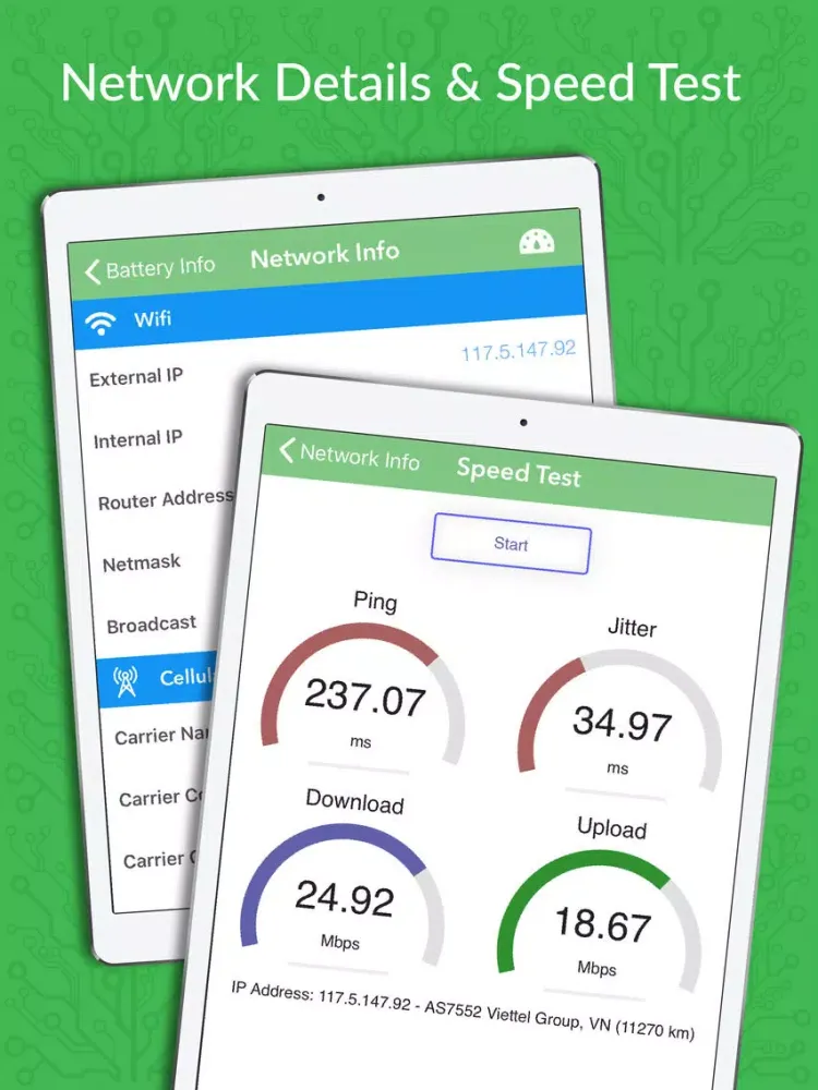 ภาพหน้าจอของ Battery Life - Battery Doctor iPad 