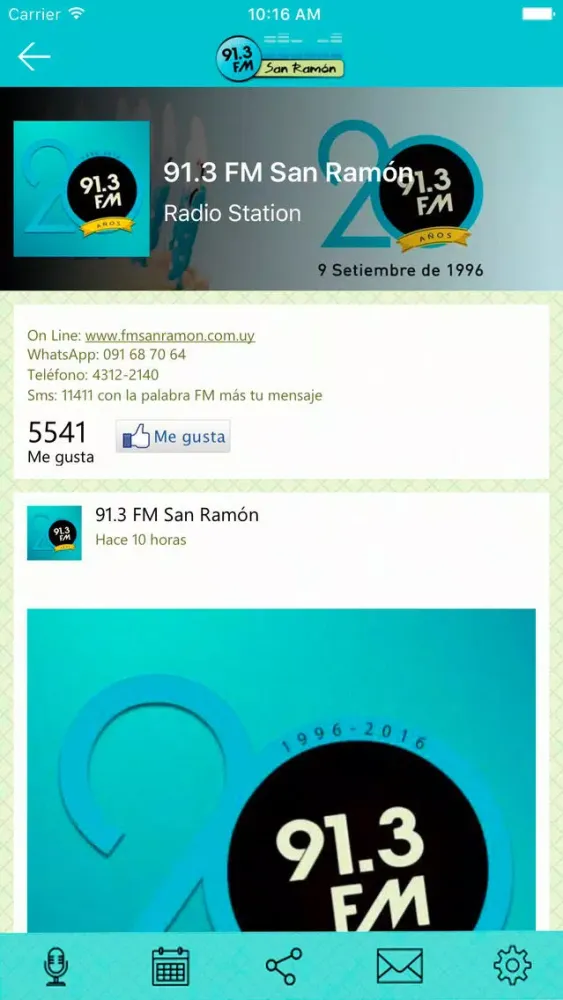 91.3 FM San Ramón スクリーンショット