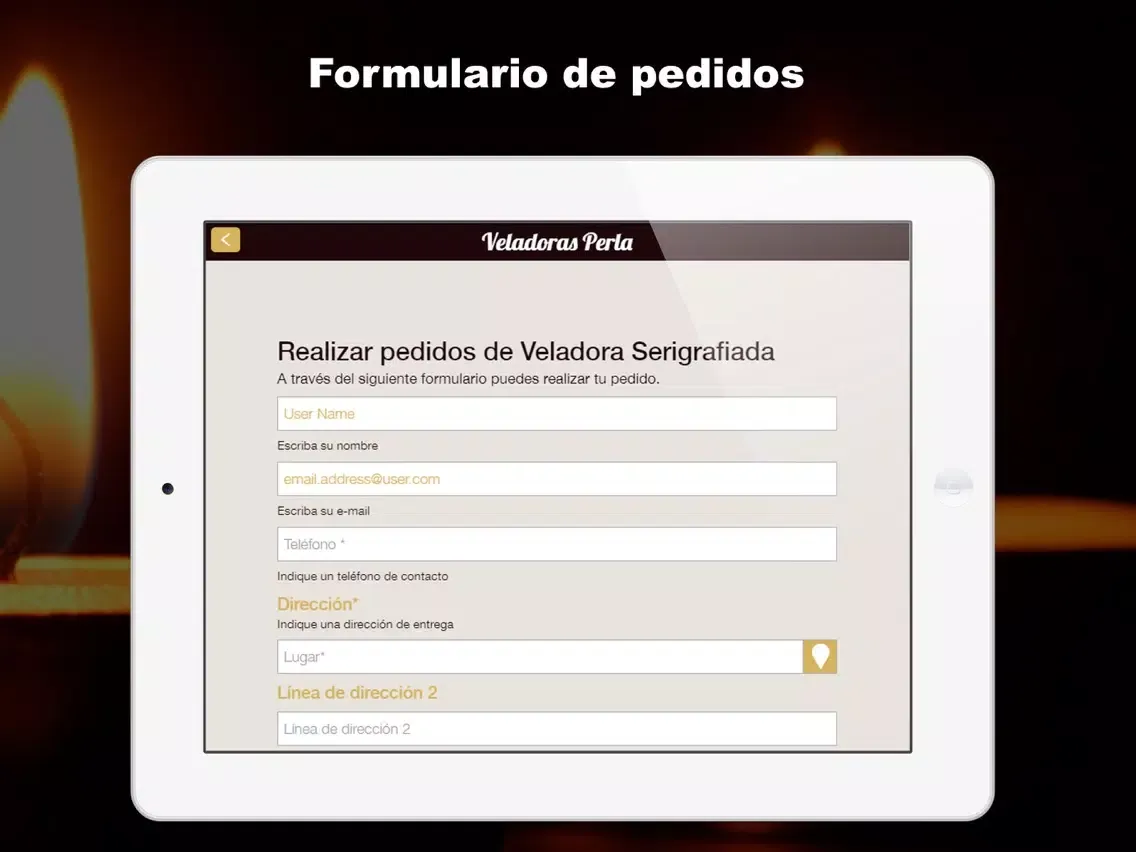 Veladoras Perla iPad  स्क्रीनशॉट