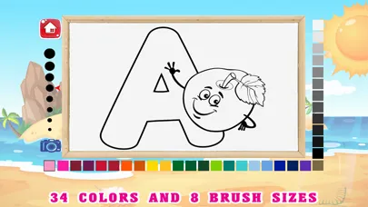 123 ABC Alphabet Kids Coloring Book Free - Phonics Screenshots