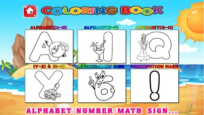 123 ABC Alphabet Kids Coloring Book Free - Phonics Screenshots