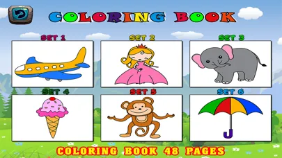 Скриншоты ABC First Words Vocabulary -  Coloring Book Games