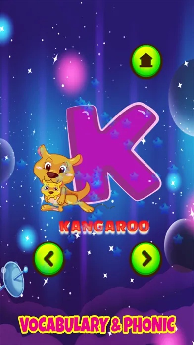 ABC & Number Kids Coloring Book Vocabulary Puzzle سکرین شاٹس