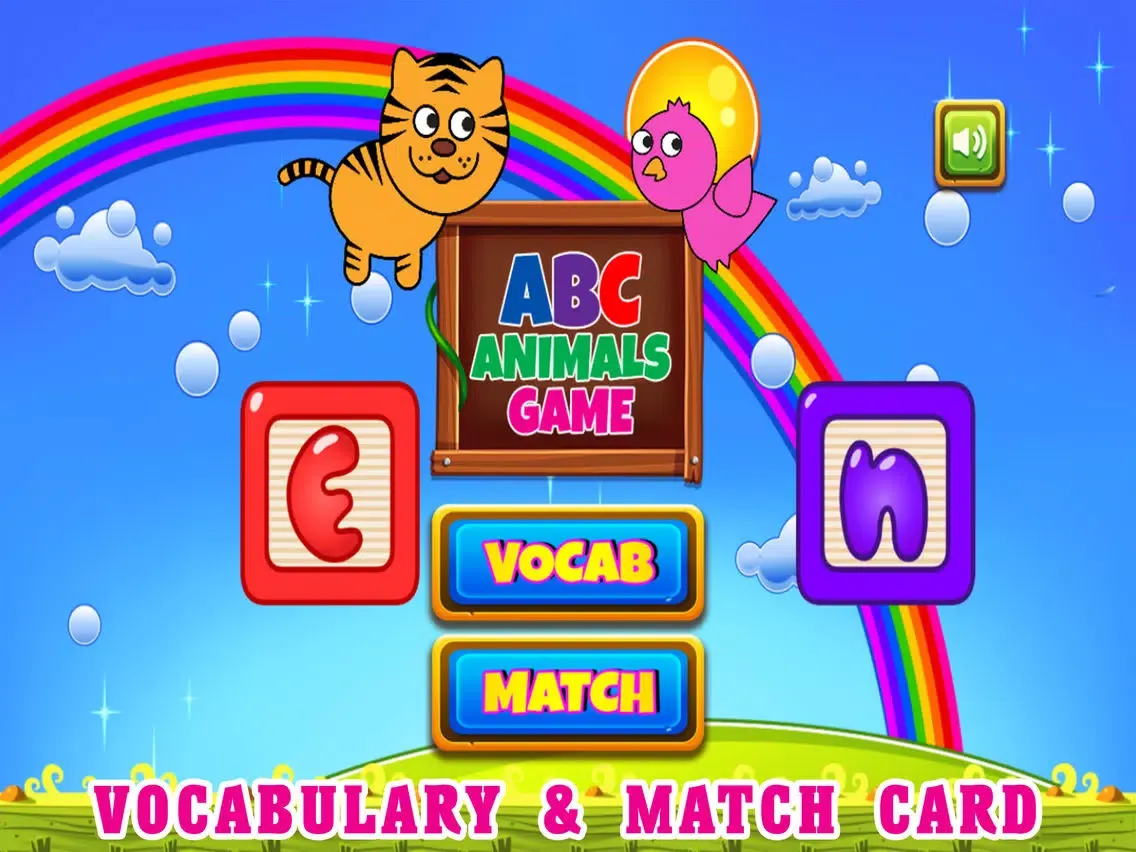 Capturas de tela do ABC Animals Game For Kids: Match Card & Vocabulary iPad 