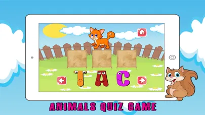 Animals Vocabulary Learning For Kids - 4 Fun Games スクリーンショット