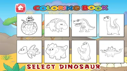 Dinosaur Coloring Book Free Pages for Toddler Kids Screenshots