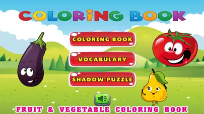 Capturas de tela do Kids Coloring Pages Tracing - Fruit Vegetable Game