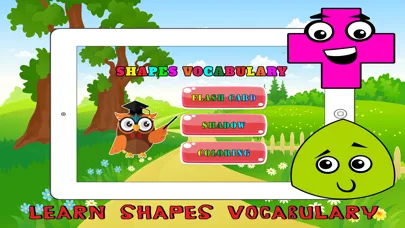 Shapes Vocabulary Learning Game for Preschool Kids Ekran Görüntüleri