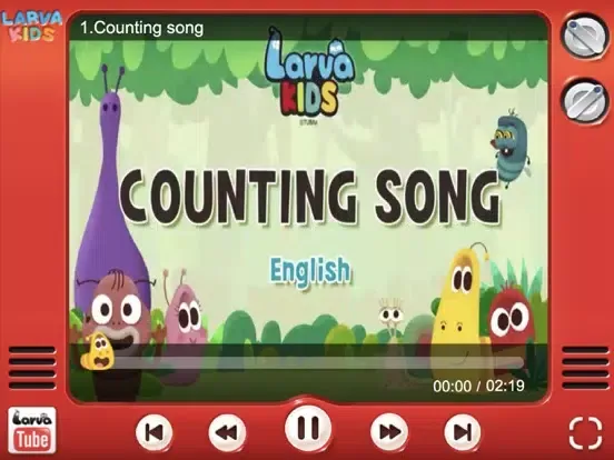 Capturas de tela do Sing with Larva_Number iPad 
