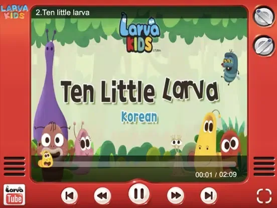Capturas de tela do Sing with Larva_Number iPad 