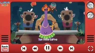 Capturas de tela do Sing with Larva_Number