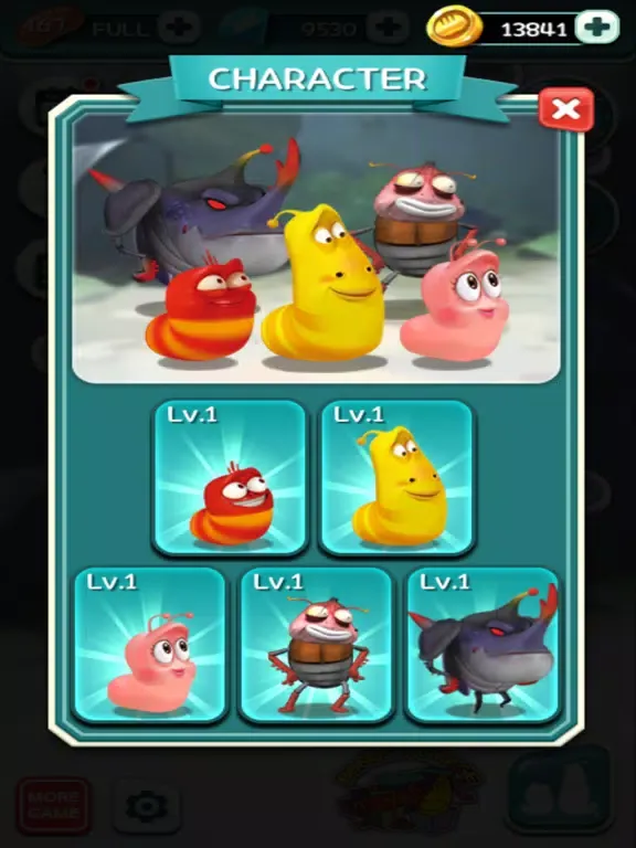 Zrzuty ekranu Larva Bubble Pop iPad 