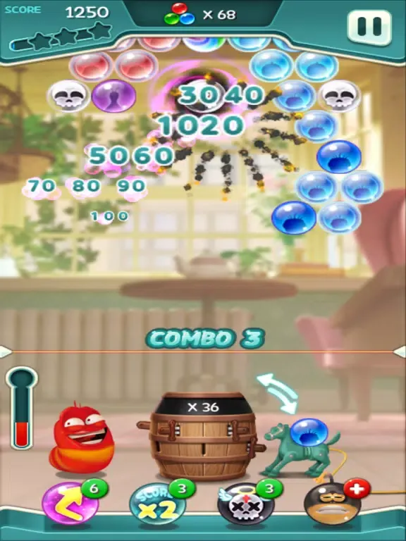 Zrzuty ekranu Larva Bubble Pop iPad 