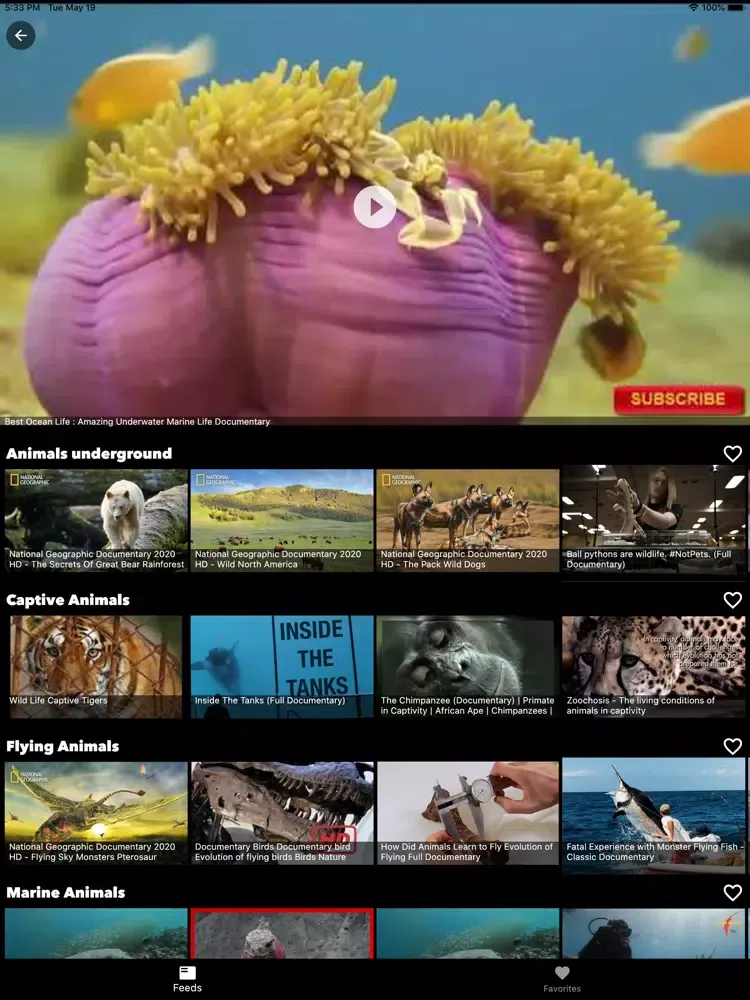 Docutimes - Documentary App iPad 應用截圖