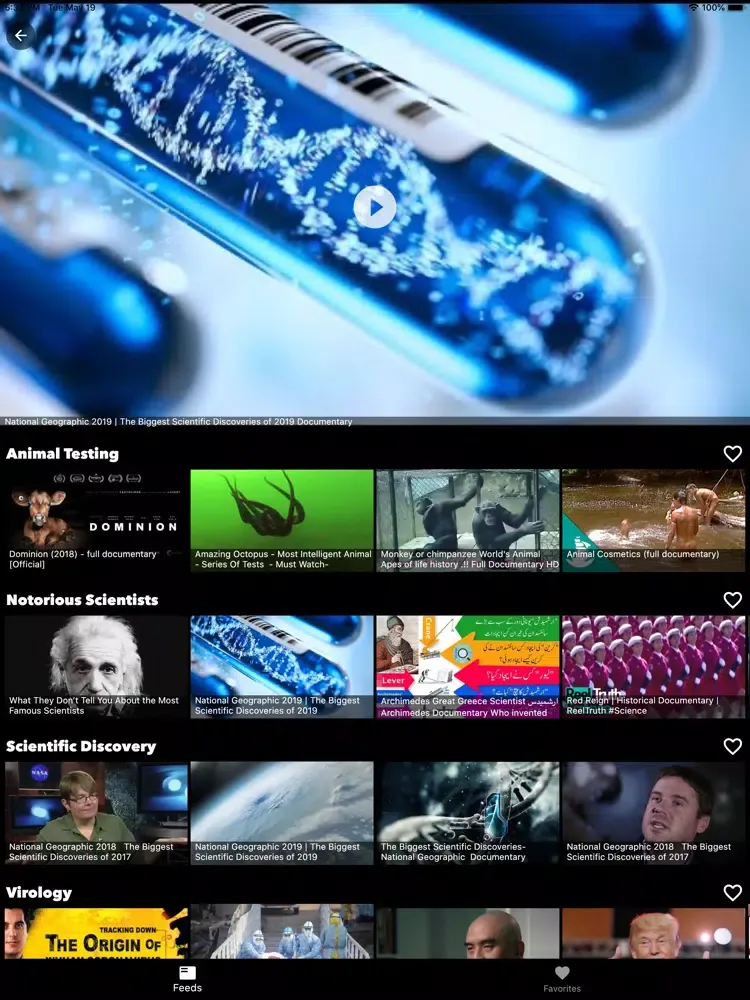 Docutimes - Documentary App iPad 應用截圖