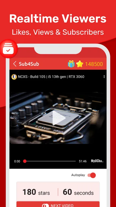 Zrzuty ekranu Sub4Sub - Tools of YouTuber