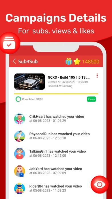 Zrzuty ekranu Sub4Sub - Tools of YouTuber