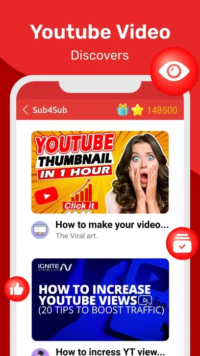 Zrzuty ekranu Sub4Sub - Tools of YouTuber