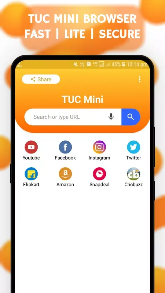 Mini Browser: Indian Fast & Se Screenshots