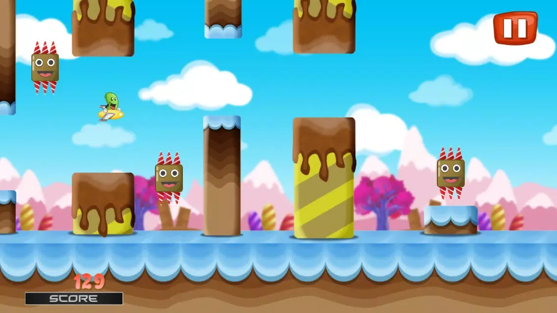 ภาพหน้าจอของ Jelly-Bean Wing Blast - Flappy Style