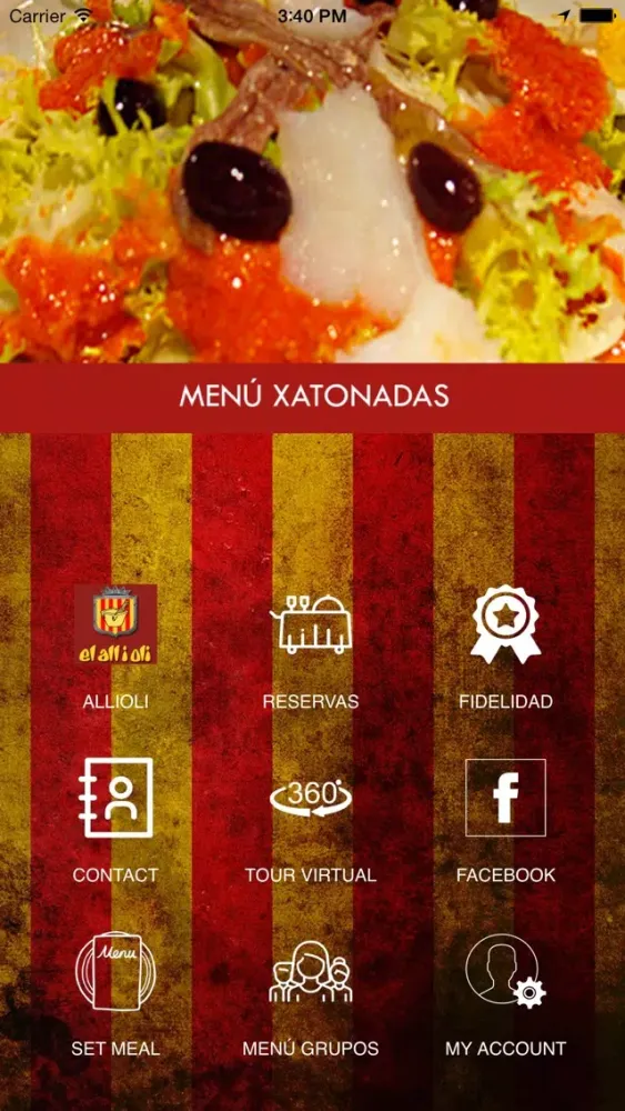 Restaurante Allioli स्क्रीनशॉट