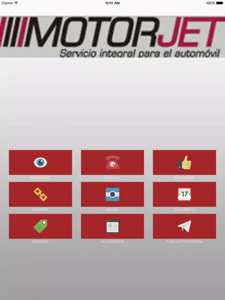 Capturas de pantalla de MotorJet iPad 