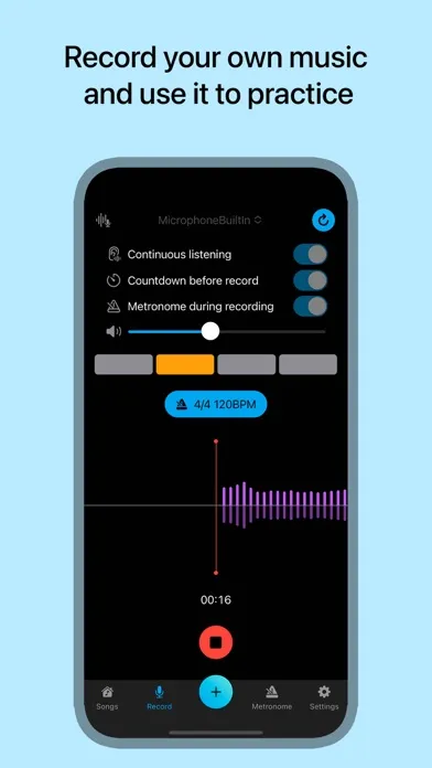 Tangkapan layar Music Looper - for Musicians