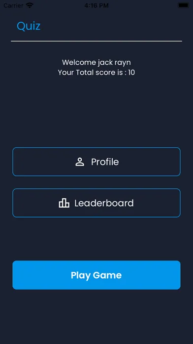 Capturas de tela do Quiz App: Knowledge base
