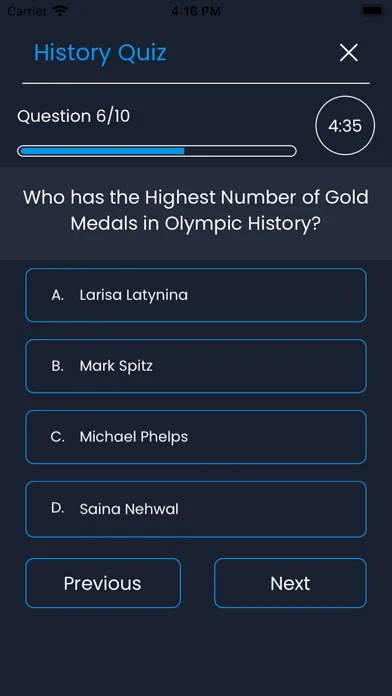 Capturas de tela do Quiz App: Knowledge base