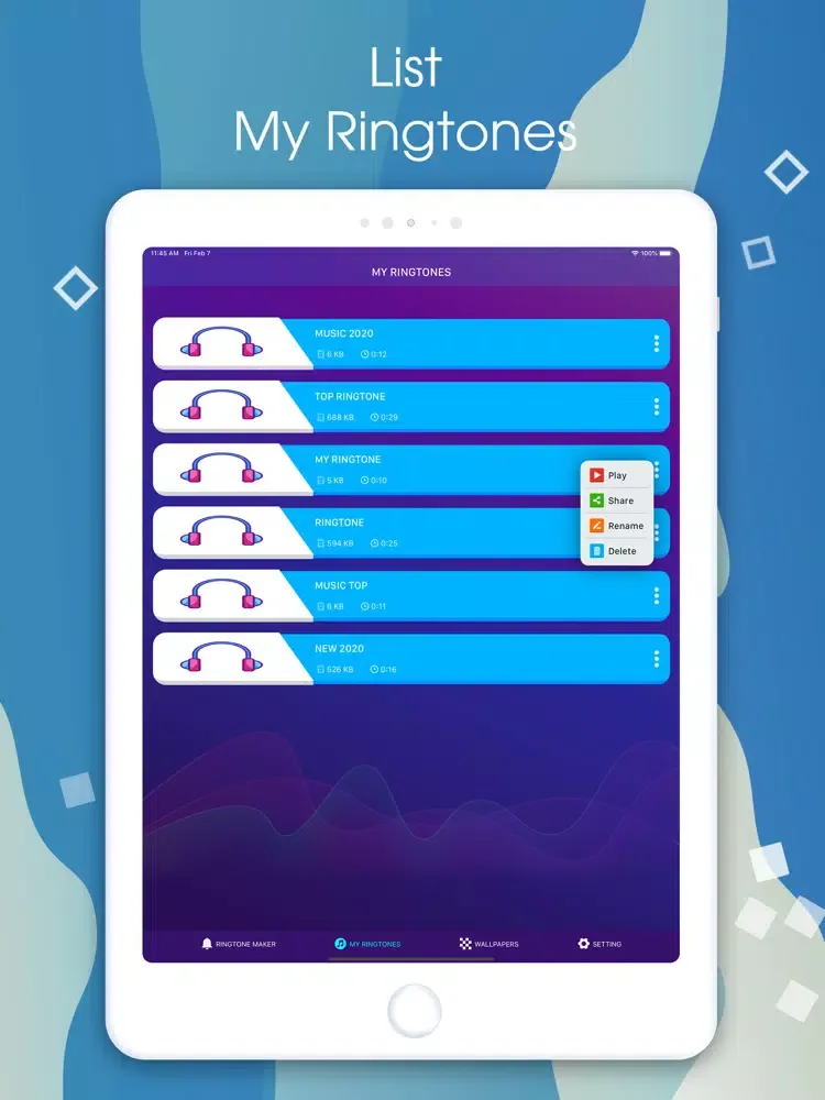 صور ZEGE™ Ringtones & Wallpaper iPad 