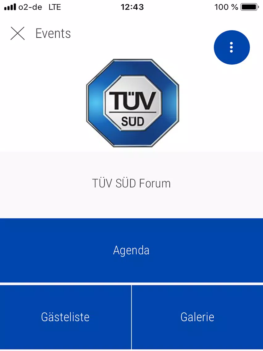 TÜV SÜD Events iPad  Screenshots