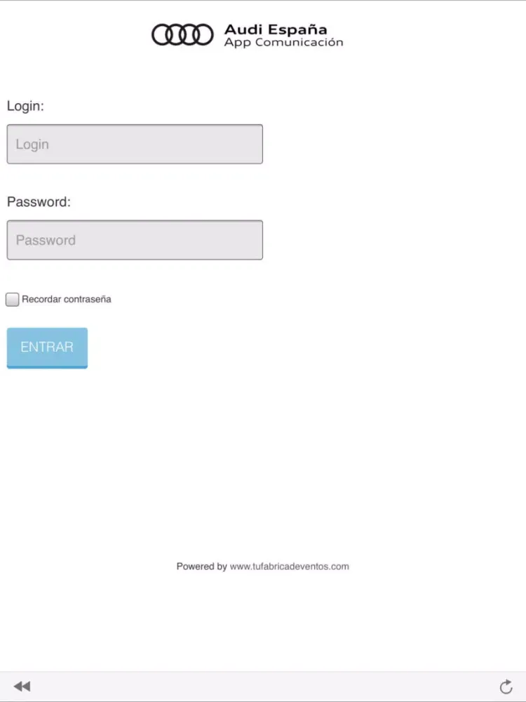 تصاویر Audi App Comunicación iPad 