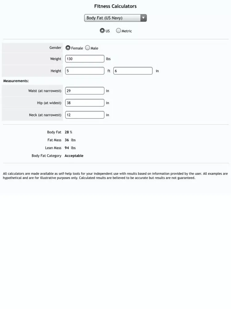Capturas de pantalla de Fitness Calcs iPad 
