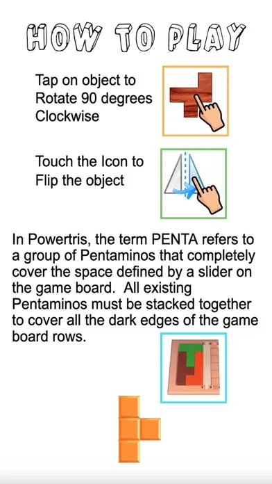 ภาพหน้าจอของ Powertris Game