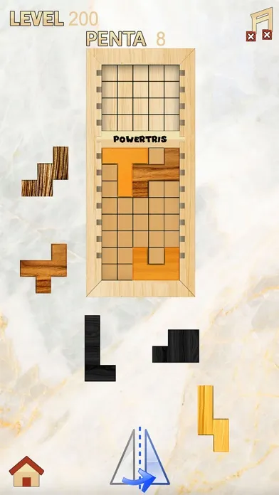 ภาพหน้าจอของ Powertris Game