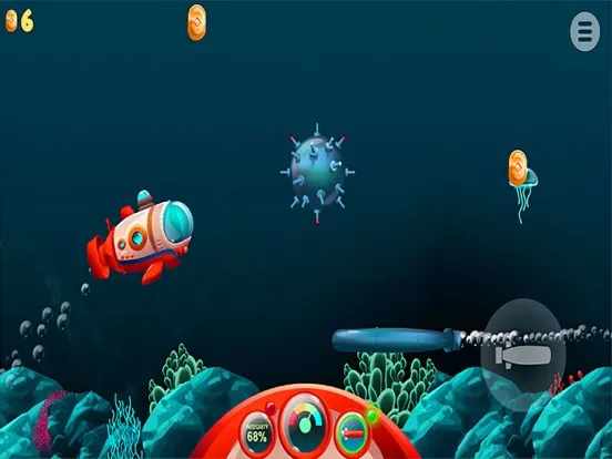 Tangkapan layar Sea Quest Game iPad 