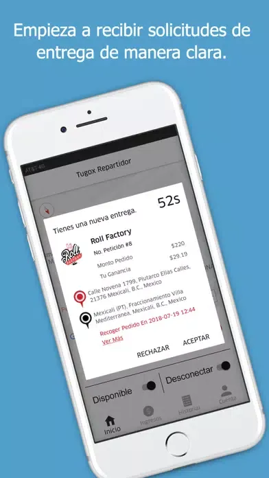 ClubMe Repartidor Screenshots