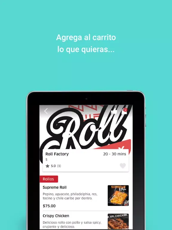 ClubMe a Domicilio iPad  Screenshots