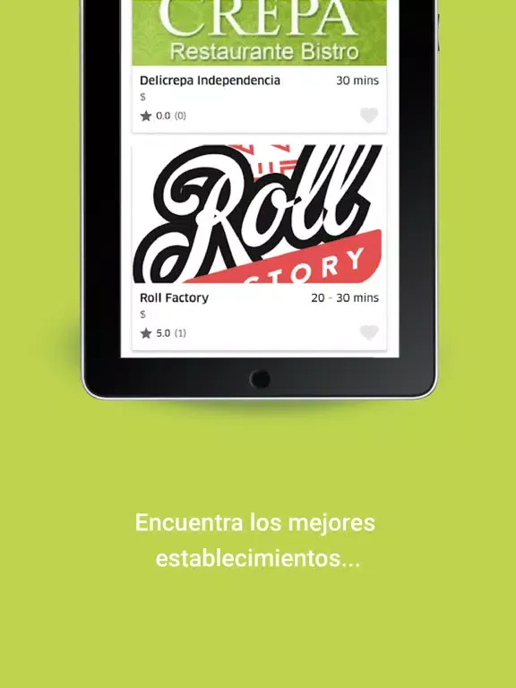 ClubMe a Domicilio iPad  Screenshots