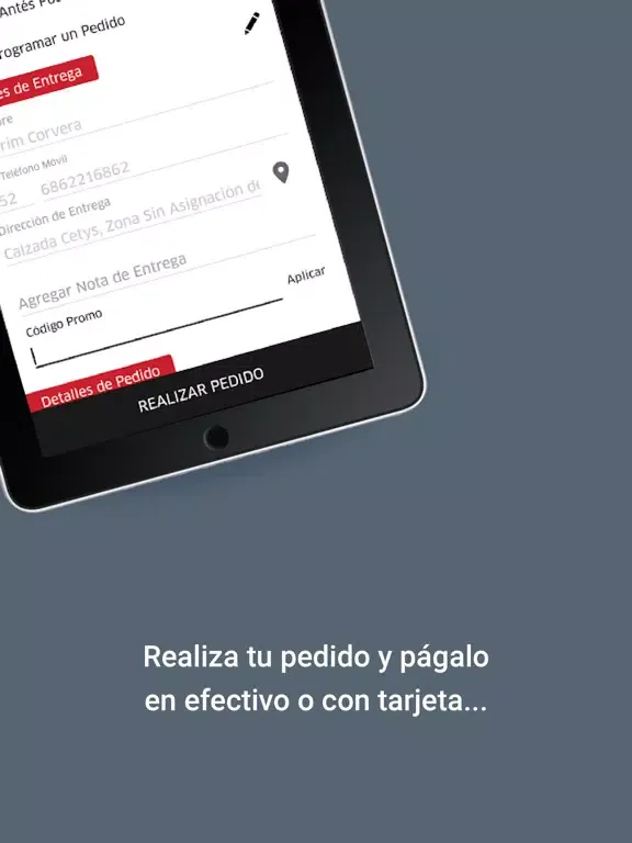 ClubMe a Domicilio iPad  Screenshots