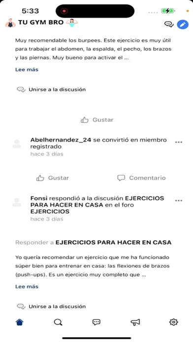 Tu Gym Bro Screenshots