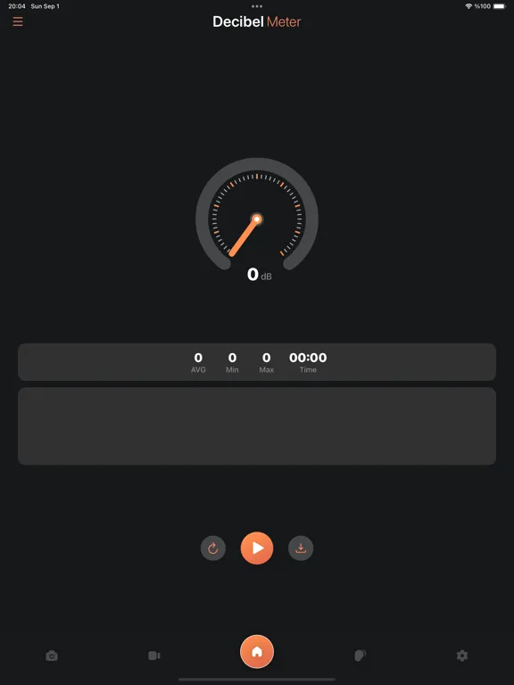 Tangkapan skrin Decibel Meter™ iPad 