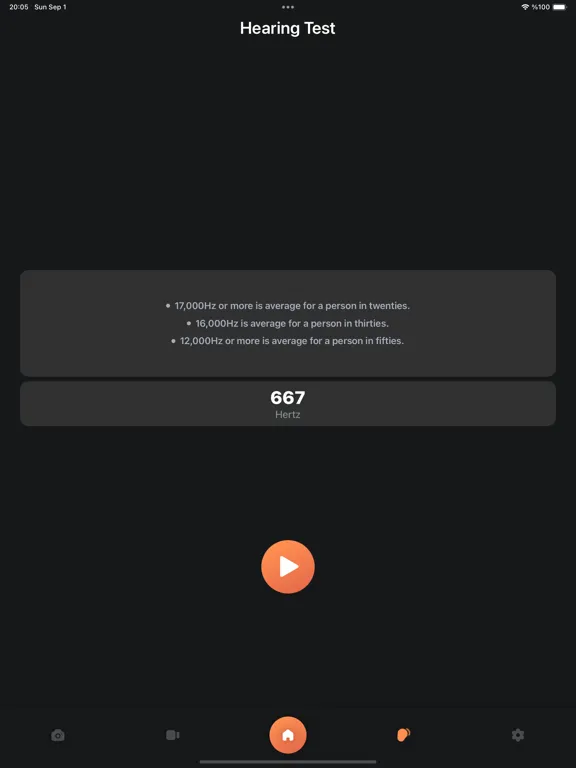 Tangkapan skrin Decibel Meter™ iPad 