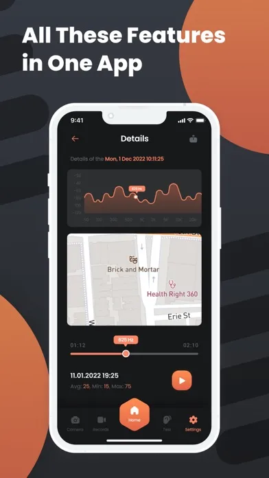 Tangkapan skrin Decibel Meter™