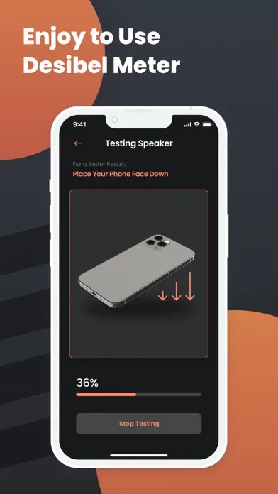 Tangkapan skrin Decibel Meter™